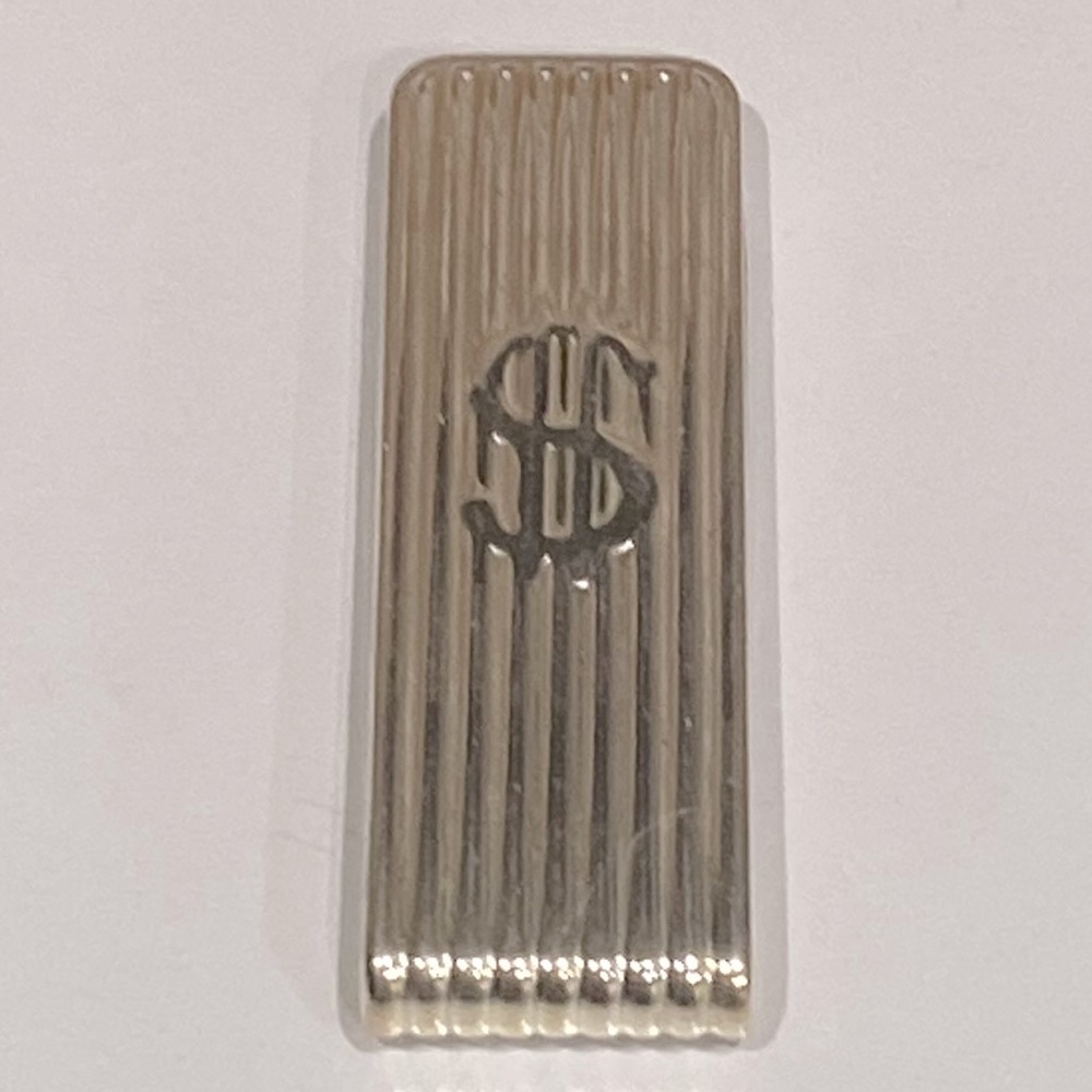 Sterling Silver Money Clip- Vintage - Picture 2 of 5